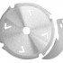 MAFELL Diamantový pilový kotouč - Set 160 x 2,4/3,0 x 20 mm, Z 4, FZ/TZ, vřetně rozpěracího klínu